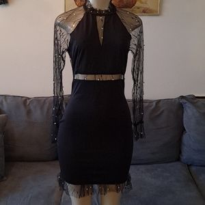 Back Mini Dress
